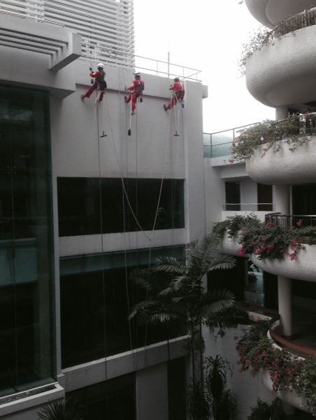 Facade Cleaning - Big Red Carpet Cleaners, Singapore