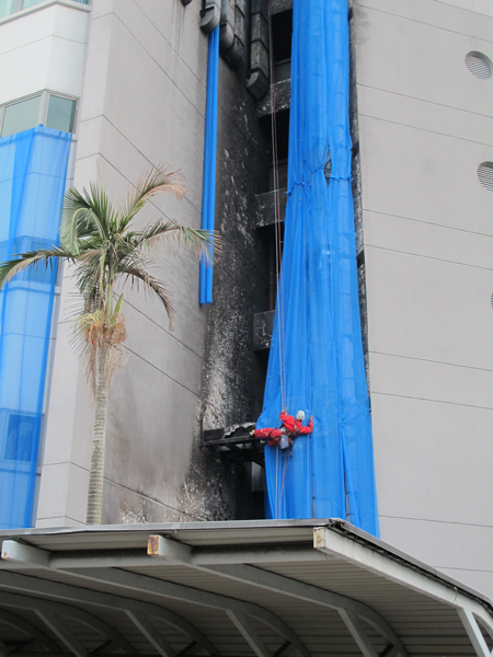 Facade Cleaning - Big Red Carpet Cleaners, Singapore
