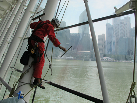 Facade Cleaning - Big Red Carpet Cleaners, Singapore