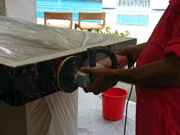 Marble flooring maintenance cleaning resort singapore