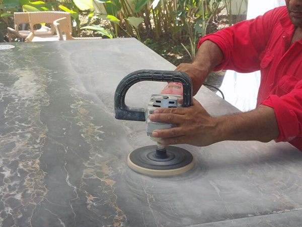 Marble flooring maintenance polishing marble
