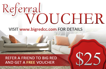 Big Red Carpet Cleaners Launches Referral Voucher