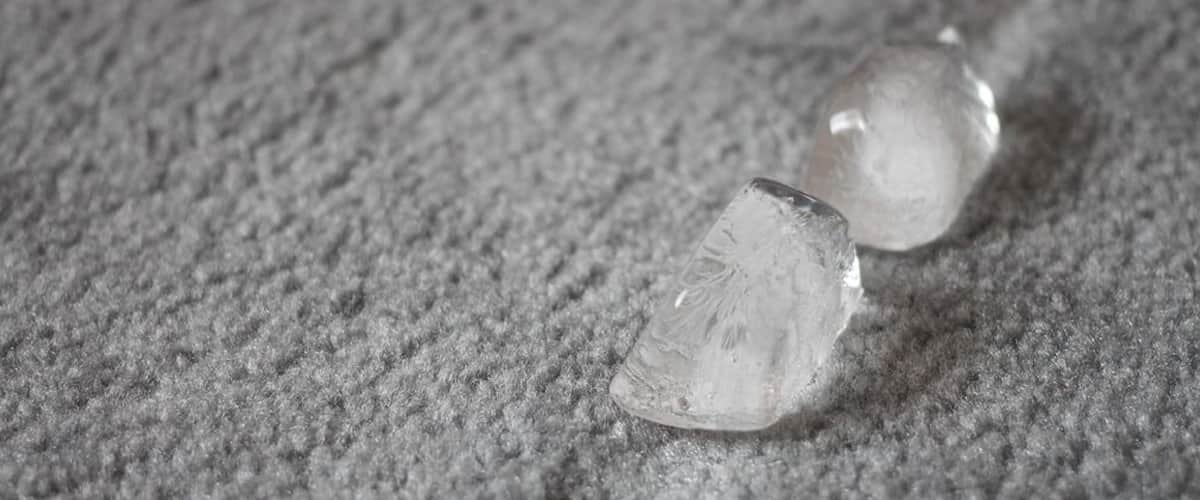 ice cube method getting rid stubborn stains
