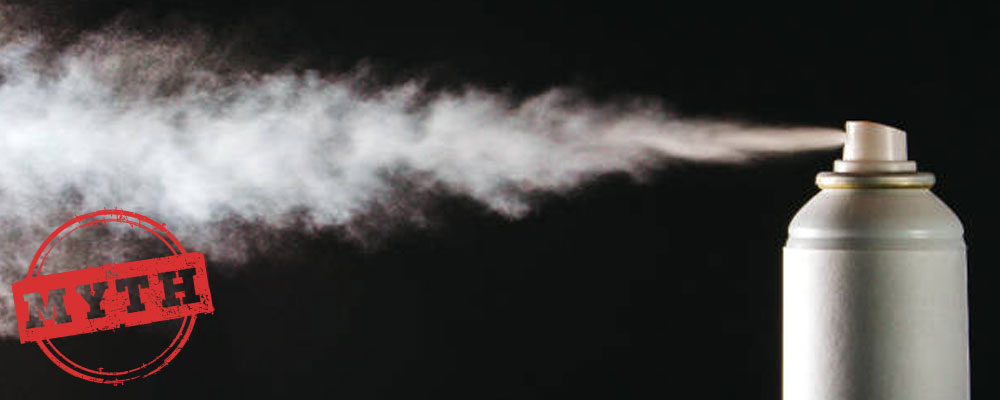 Hair Spray Can be Used to Clean Carpets