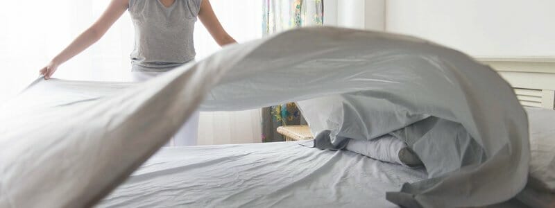 Change your bedding regularly