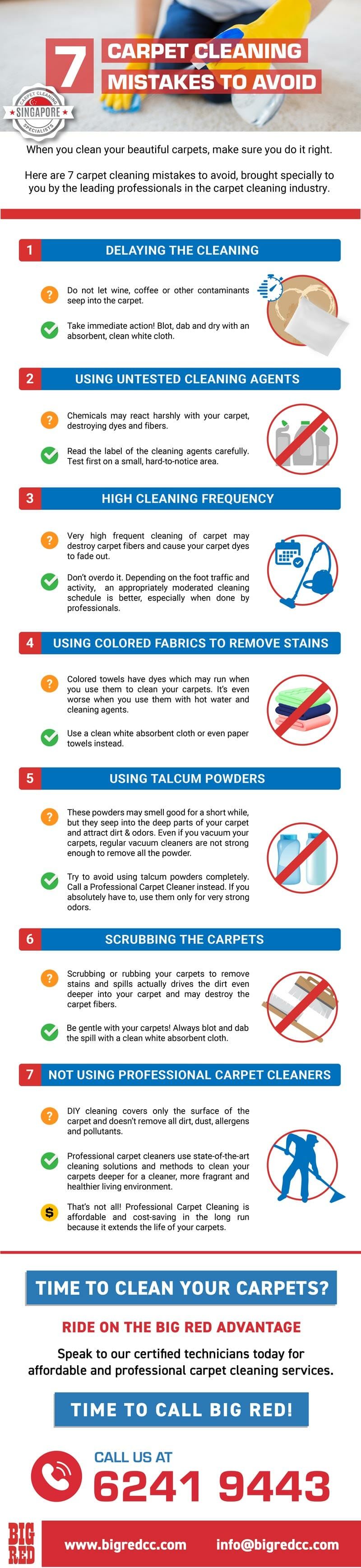 Infographic - 7 Carpet Cleaning Mistakes to Avoid